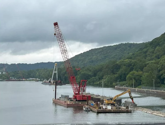 $1.6B Upgrade Underway at Corps Montgomery Lock and Dam in Pennsylvania Image